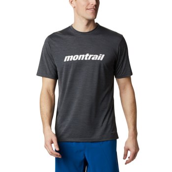 Columbia Trinity Trail Graphic, Camiseta Negros Para Hombre | 754832-LSI